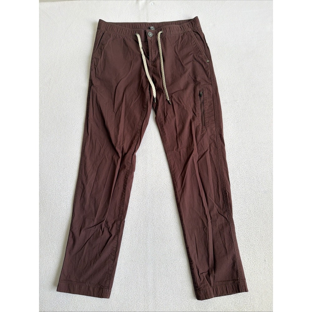 Vuori Women Ripstop Dura Terra Jogger Pants M Burgundy Red VW401
